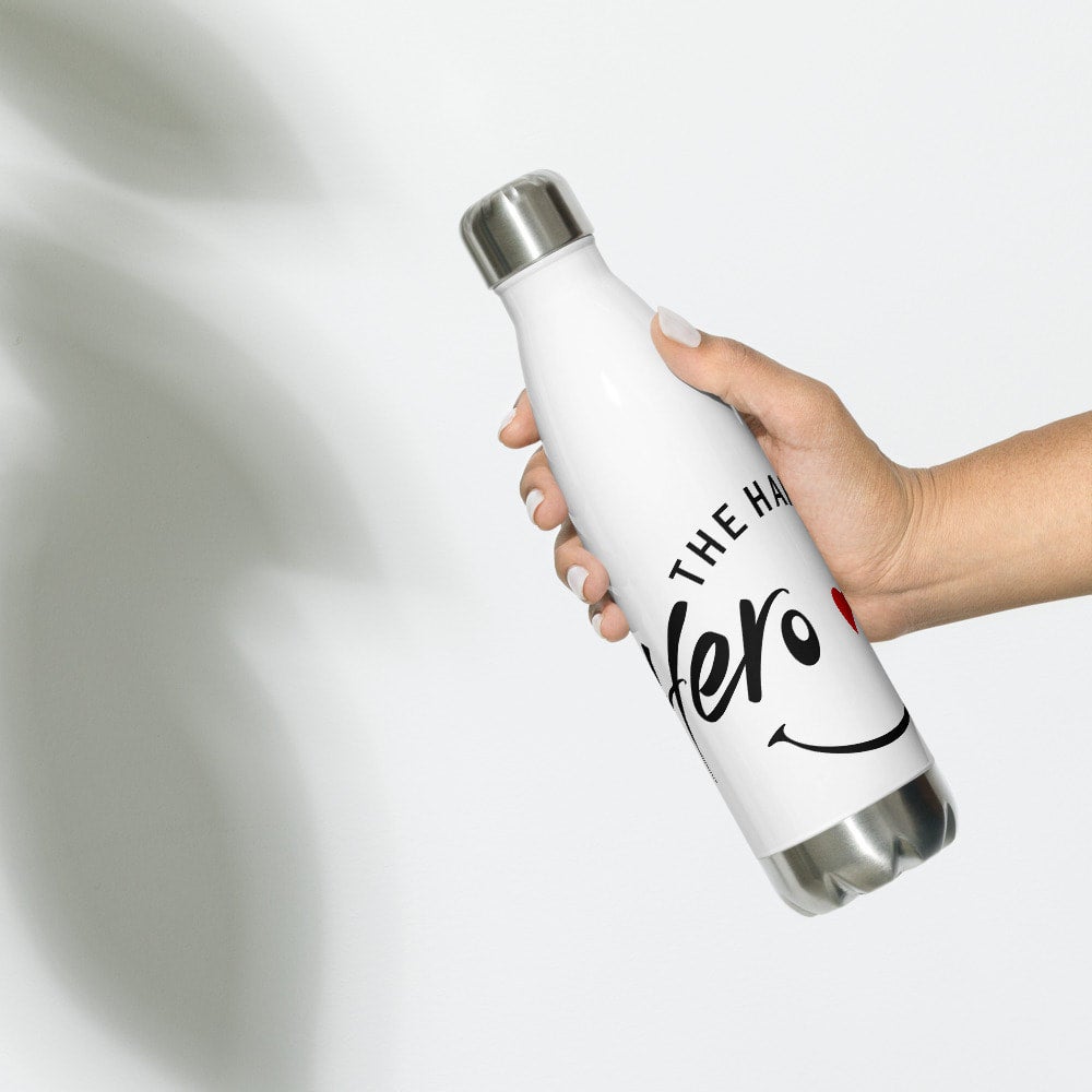 HAPPY Stainless Steel Water Bottle – Destination Happiness Shop